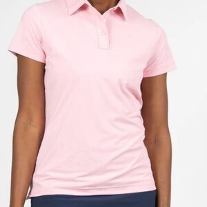 Women’s Club Monaco Pink Polo Shirt 🌸